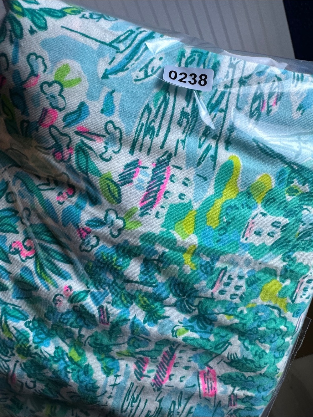 Lilly Pulitzer Kristen Tank Top L Gustavia Green Sunshine City" Resort Wear - Picture 15 of 15
